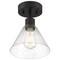 Access Lighting Port Nine Martini, Martini LED SemiFlush, Matte Black Finish, Seeded Glass 63146LEDDLP-MBL/SDG - alternate 6